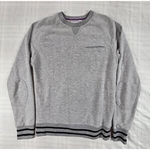 Tom Morris St. Andrews Golfing Heritage Mens Crewneck Pullover Sweatshirt Gray M